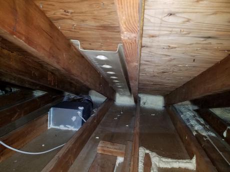 Air Sealing In Attic Eaves