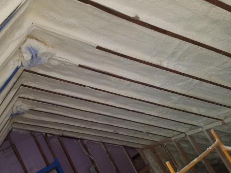 Spray Foam Insulation In Attic Eaves