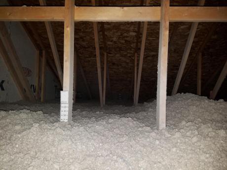 Cellulose Insulation In Attic
