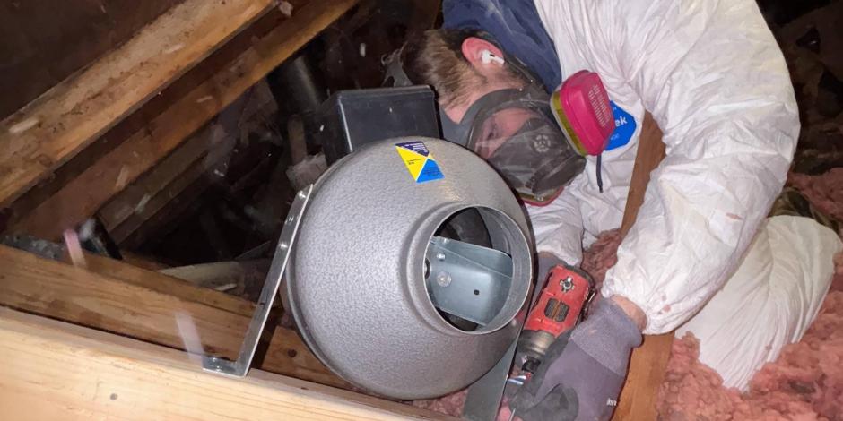 Accurate-Airtight Setting-Up Ventilation In Attic
